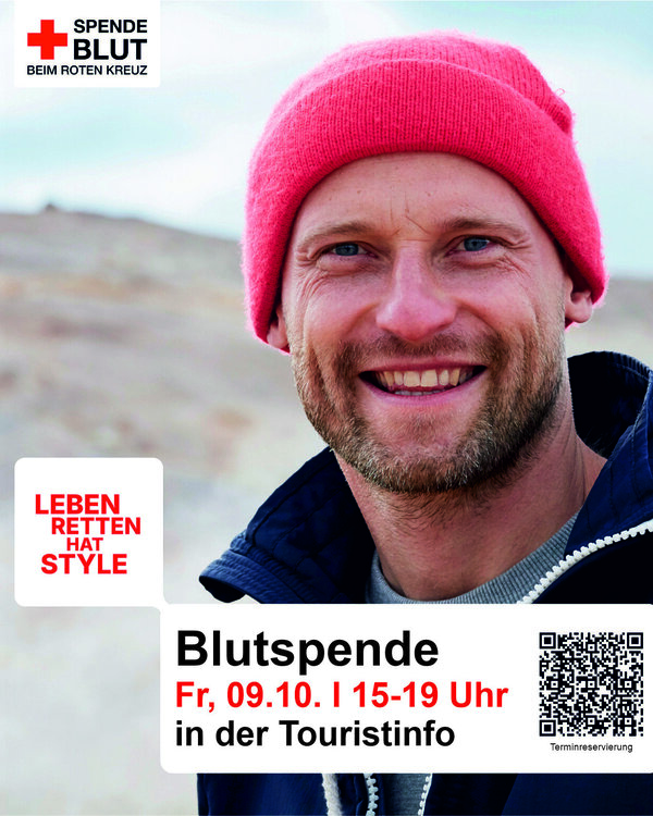 Bild vergr&ouml;&szlig;ern: DRK-Blutspende in K�nigstein Touristinfo - Oktober 2026