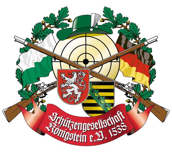 Bild vergrößern: Logos des Vereins Schützengesellschaft Königstein e.V. 1538
